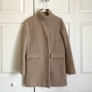 JCrew Stadium Cloth Wool Cocoon Coat in 00